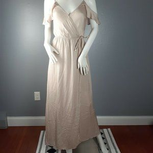Charlotte Russe Wrap Maxi Dress Size XS